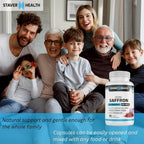 Staver Health Saffron Extract 88.5 mg Mood Balance - 60 Vegetarian Capsules - image 6