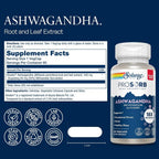 SOLARAY Ashwagandha Capsules 18X Absorption - Ashwagandha Root