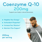 Clear Formulas Quick Absorption CoQ10 200mg Capsules
