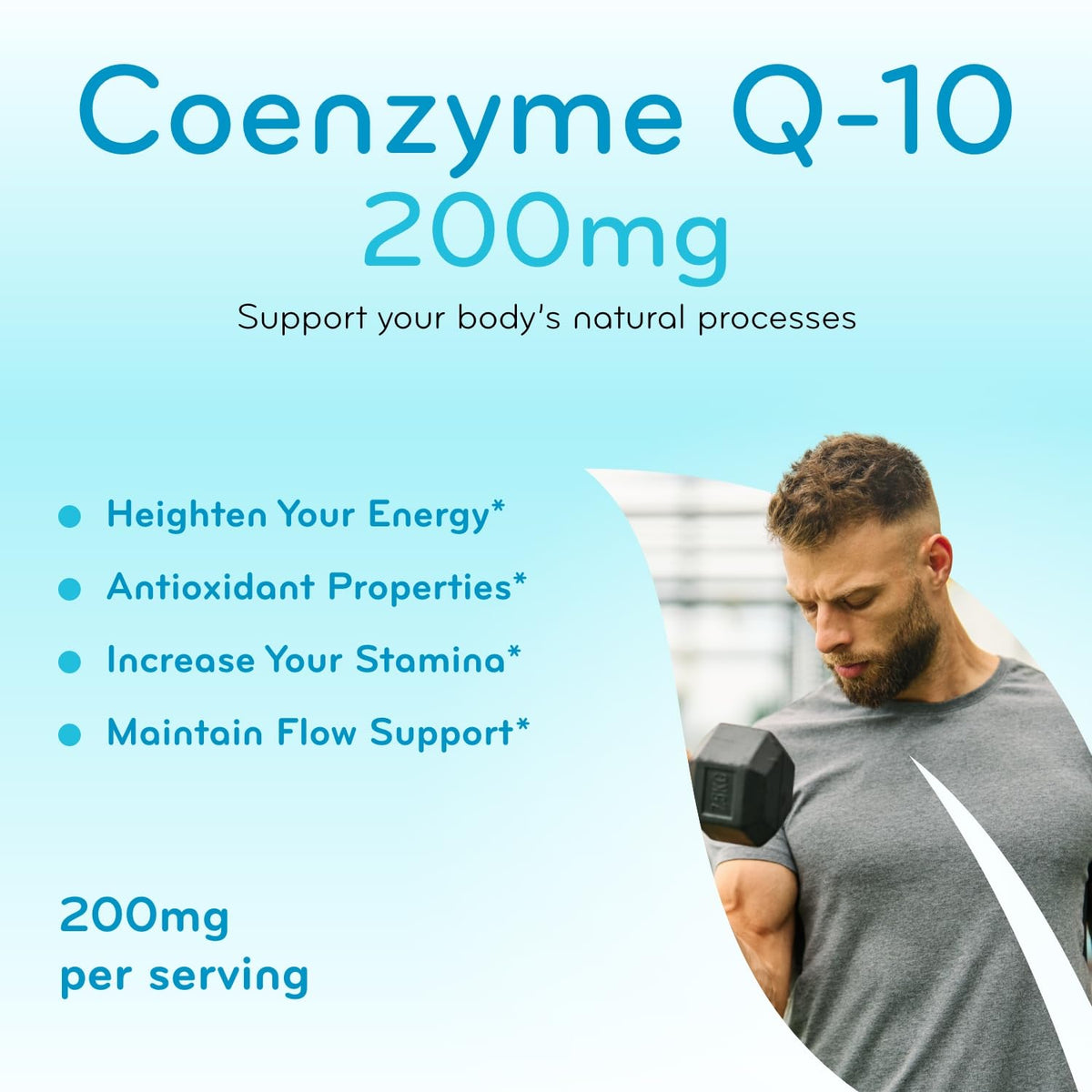 Clear Formulas Quick Absorption CoQ10 200mg Capsules