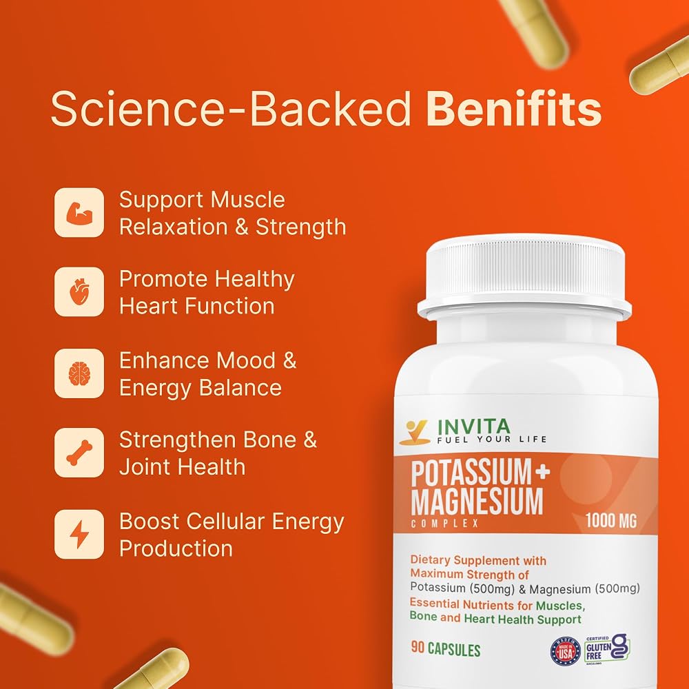 INVITA Potassium Magnesium Complex 1000 mg
