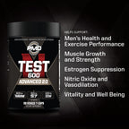 PMD Sports N-Test 600 Advanced 2.0 Nitric Oxide Booster - 90 Vegetarian Capsules - image 5