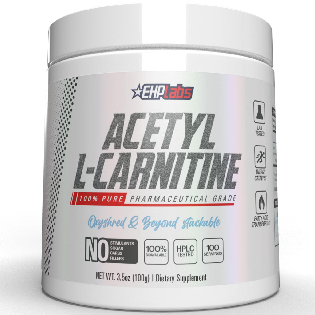 EHP Labs Acetyl L-Carnitine Powder - 100 Servings