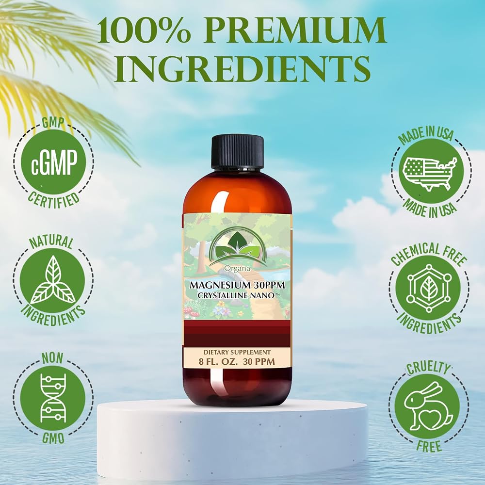 NutriNoche Organa Pure Crystalline Liquid Magnesium - 32 oz - image 4