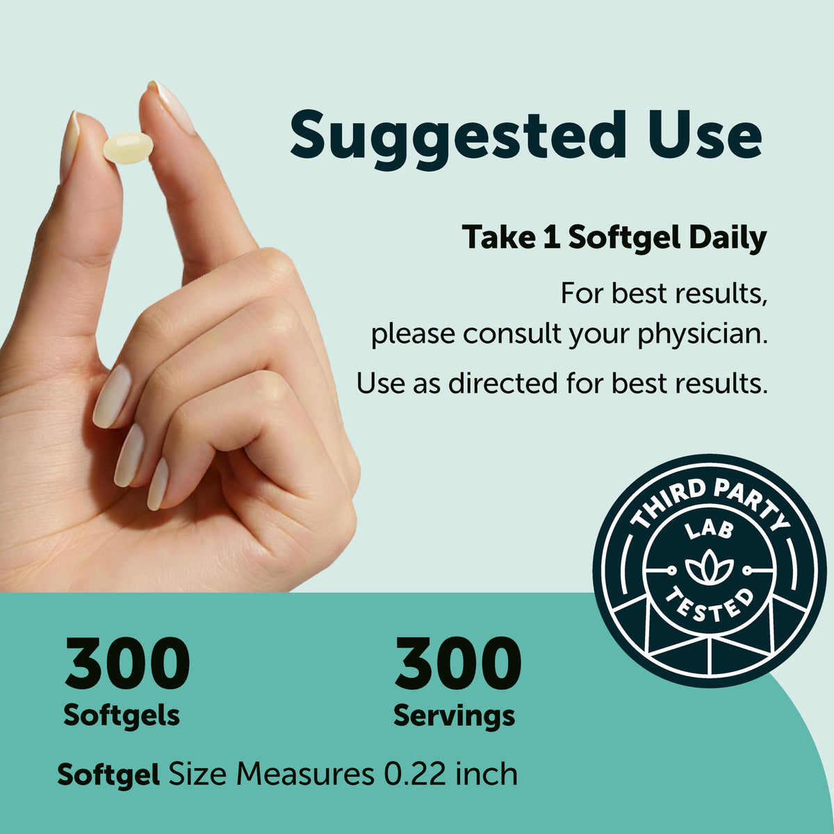 Micro Ingredients Vitamin K2 MK-7 200 mcg - 300 Softgels - image 4