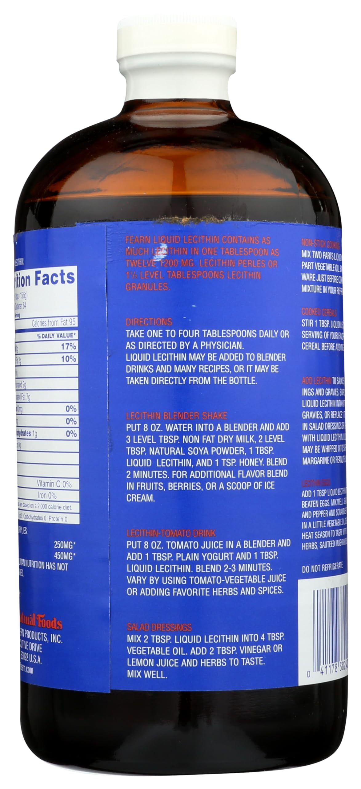 Fearn Liquid Lecithin - 32 fl oz - image 2