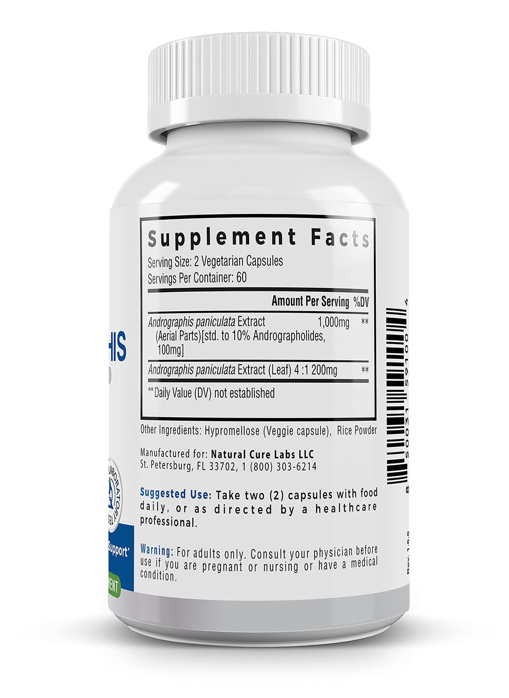 Palmara Health Andrographis Paniculata Supplement