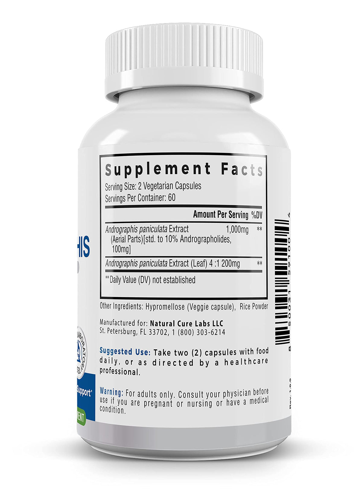 Palmara Health Andrographis Paniculata Supplement
