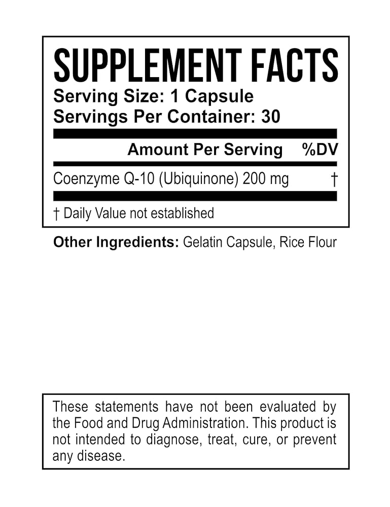 PREVENTING DECLINE CoQ10 200mg Heart Health - 30 Capsules - image 2