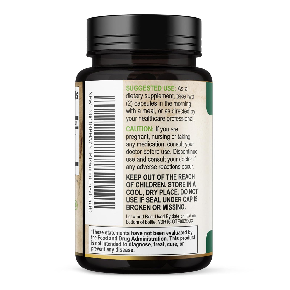 SILVERONYX Green Tea Extract 1000mg - 98% Polyphenols & 45% EGCG