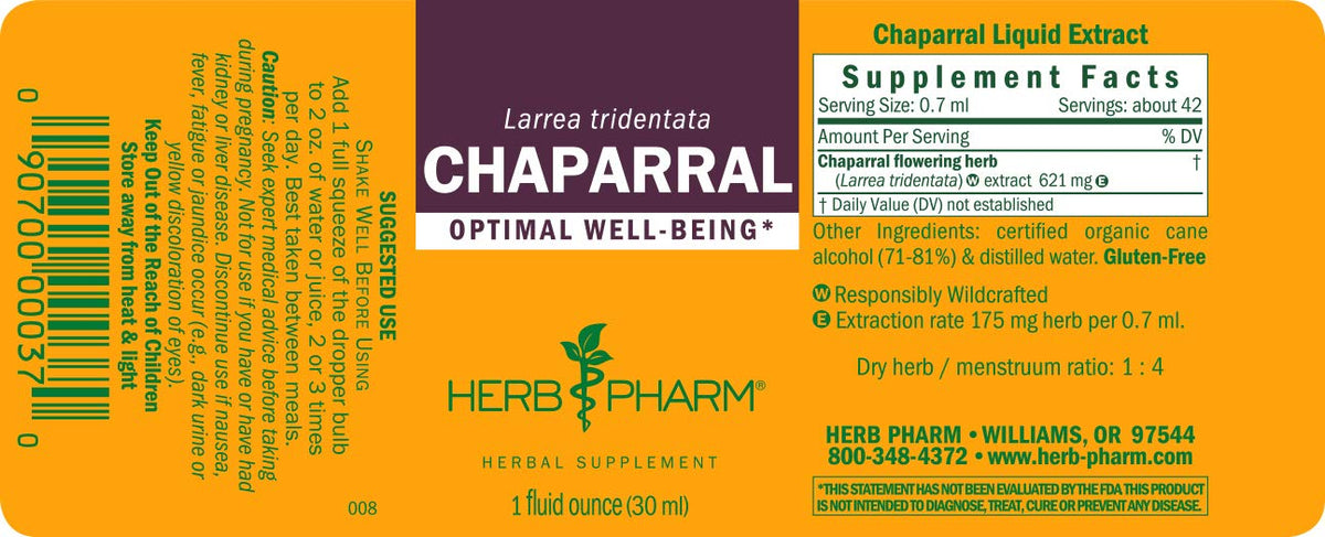 Herb Pharm Chaparral Liquid Extract Drops - 1 Fl Oz - image 5
