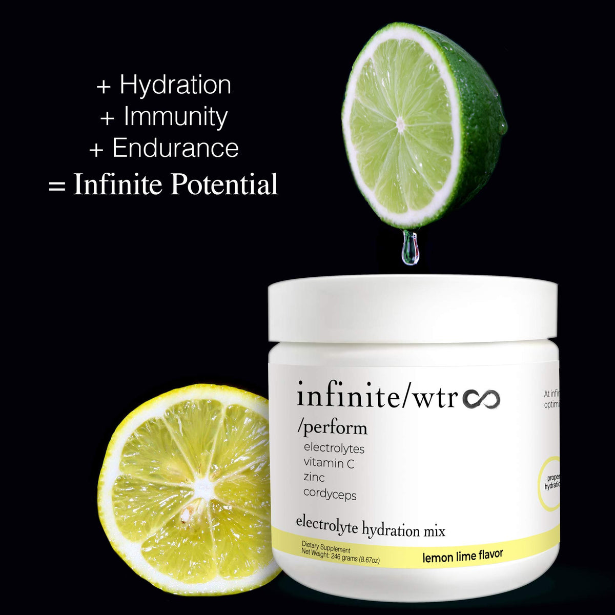 Infinite/wtr Electrolyte Hydration Energy Mix - 10oz - image 2