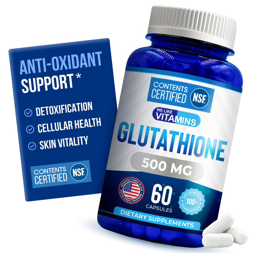 We Like Vitamins Glutathione 500mg - 60 Capsules