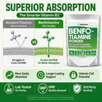 XPRS Nutra Benfotiamine Powder Vitamin B1 - 1 Ounce - image 2