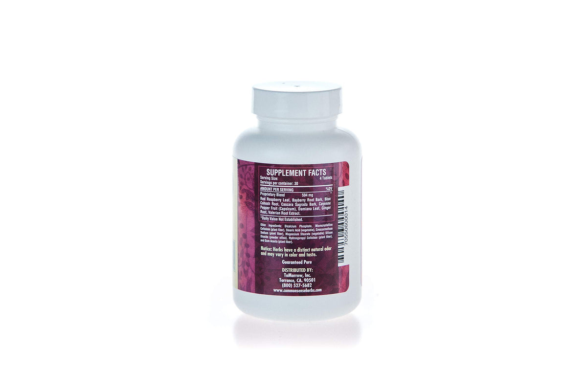 Common Sense Herbal Products PMS Female Hormone Combination - 120 Capsules - image 2