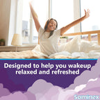 Sominex Nighttime Sleep Aid with Diphenhydramine HCl - 72 Tablets - image 3