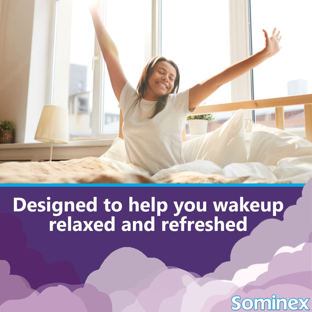 Sominex Nighttime Sleep Aid with Diphenhydramine HCl - 72 Tablets - image 3