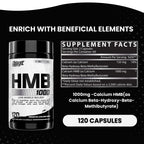 Nutrex Research HMB 1000 mg Muscle Recovery Supplement - 120 Capsules - image 3