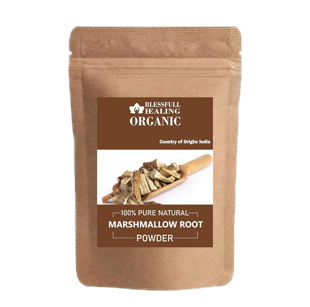 Blessfull Healing Organic Marshmallow Root Powder 100% Pure Natural