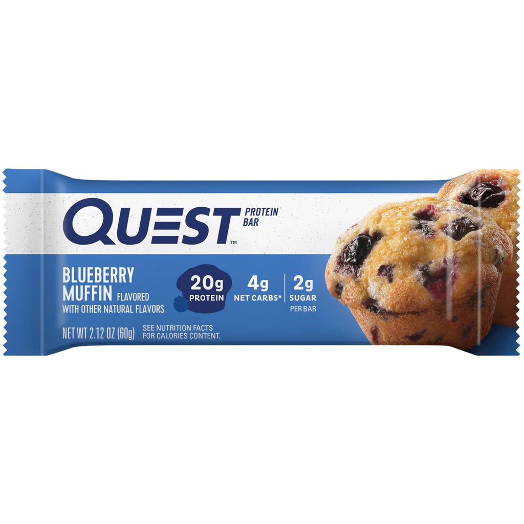 Quest Nutrition Blueberry Muffin Protein Bar - 4 Count - image 4