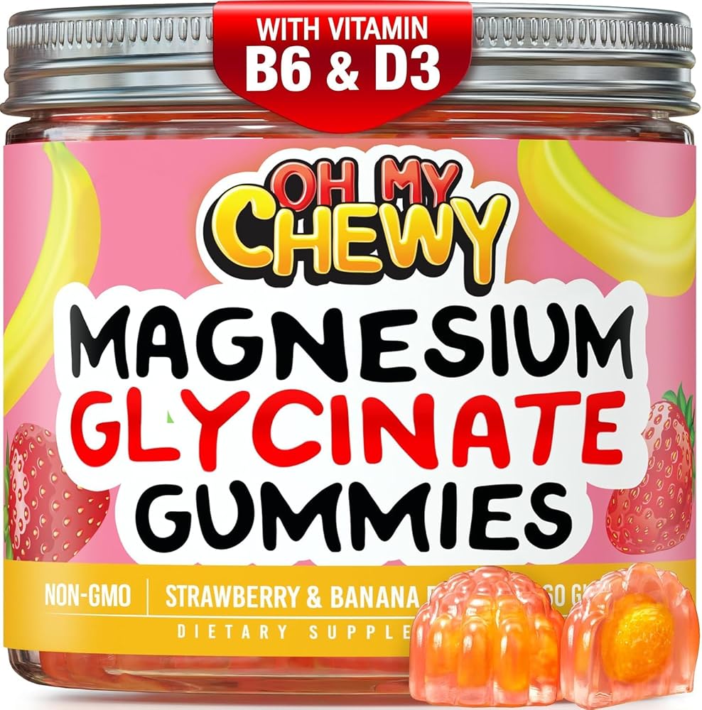 OH MY CHEWY Center-Filled Magnesium Glycinate Gummies - High