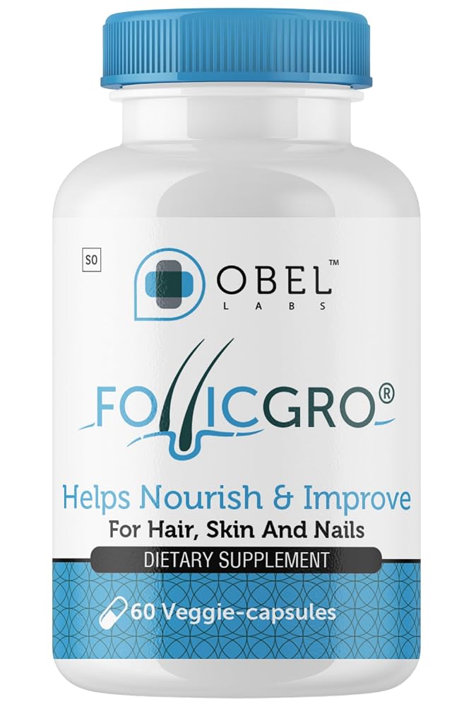 obel Follicgro DHT Blocker with Saw Palmetto & Biotin - 60 Capsules
