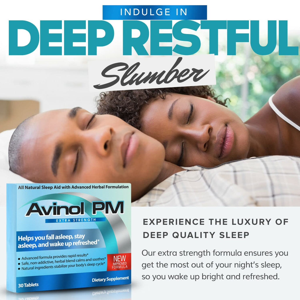 Avinol PM Extra Strength Natural Sleep Supplement - 30 Tablets - image 4