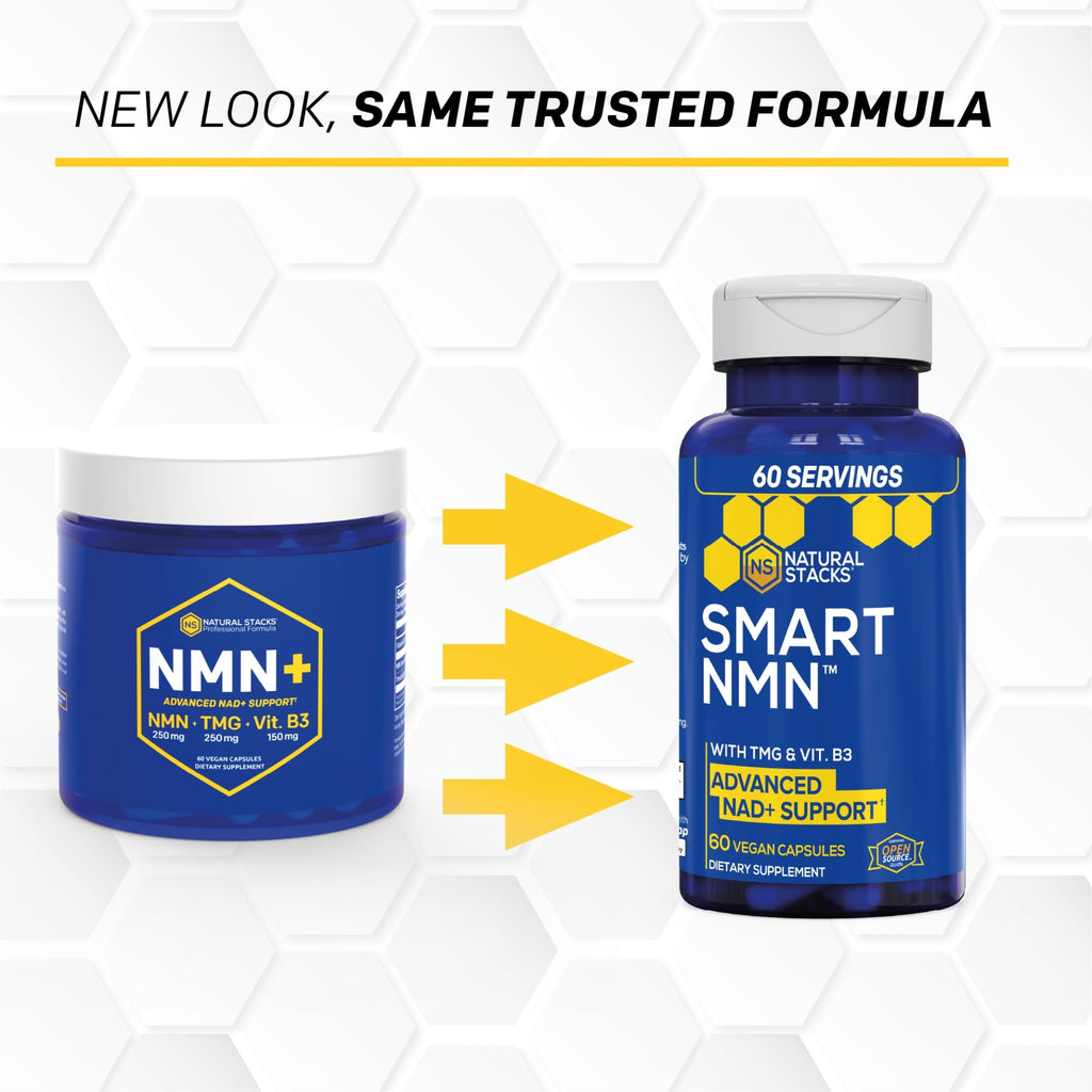 Natural Stacks Smart NMN NAD Supplement Healthy Aging - 60 Capsules - image 4