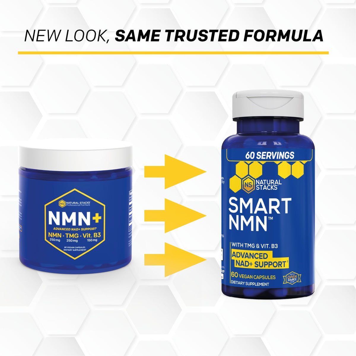 Natural Stacks Smart NMN NAD Supplement Healthy Aging - 60 Capsules - image 4