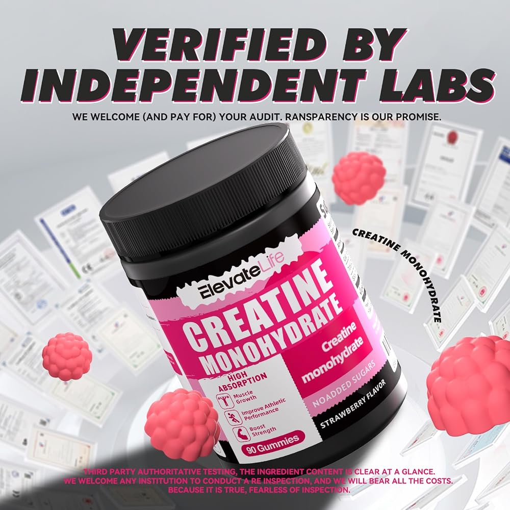 ElevateLife lifeCreatine monohydrate Gummies 5000mg