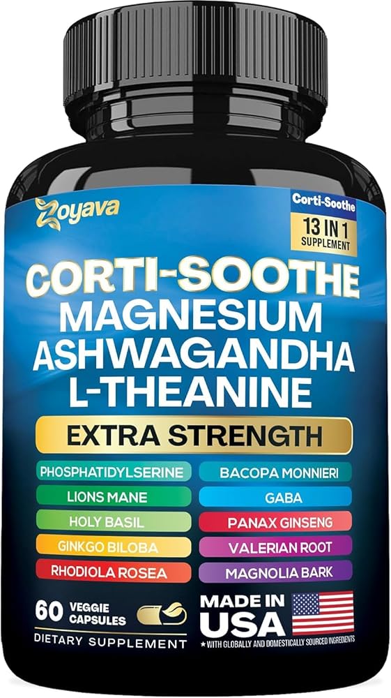Zoyava Corti-Soothe Cortisol Support Supplement - 60 Capsules