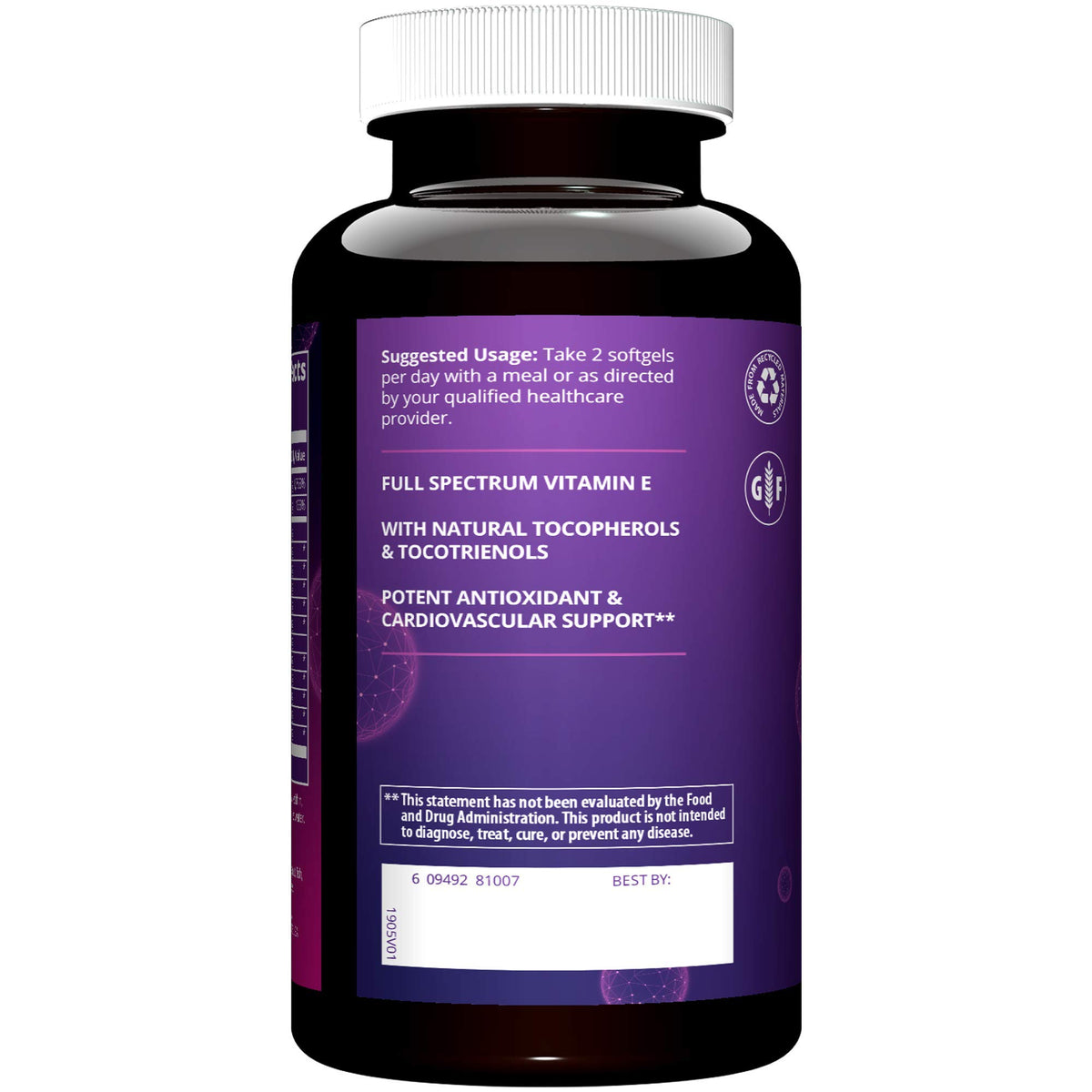 MRM Nutrition Complete E Vitamin E Complex - 60 Softgels - image 2