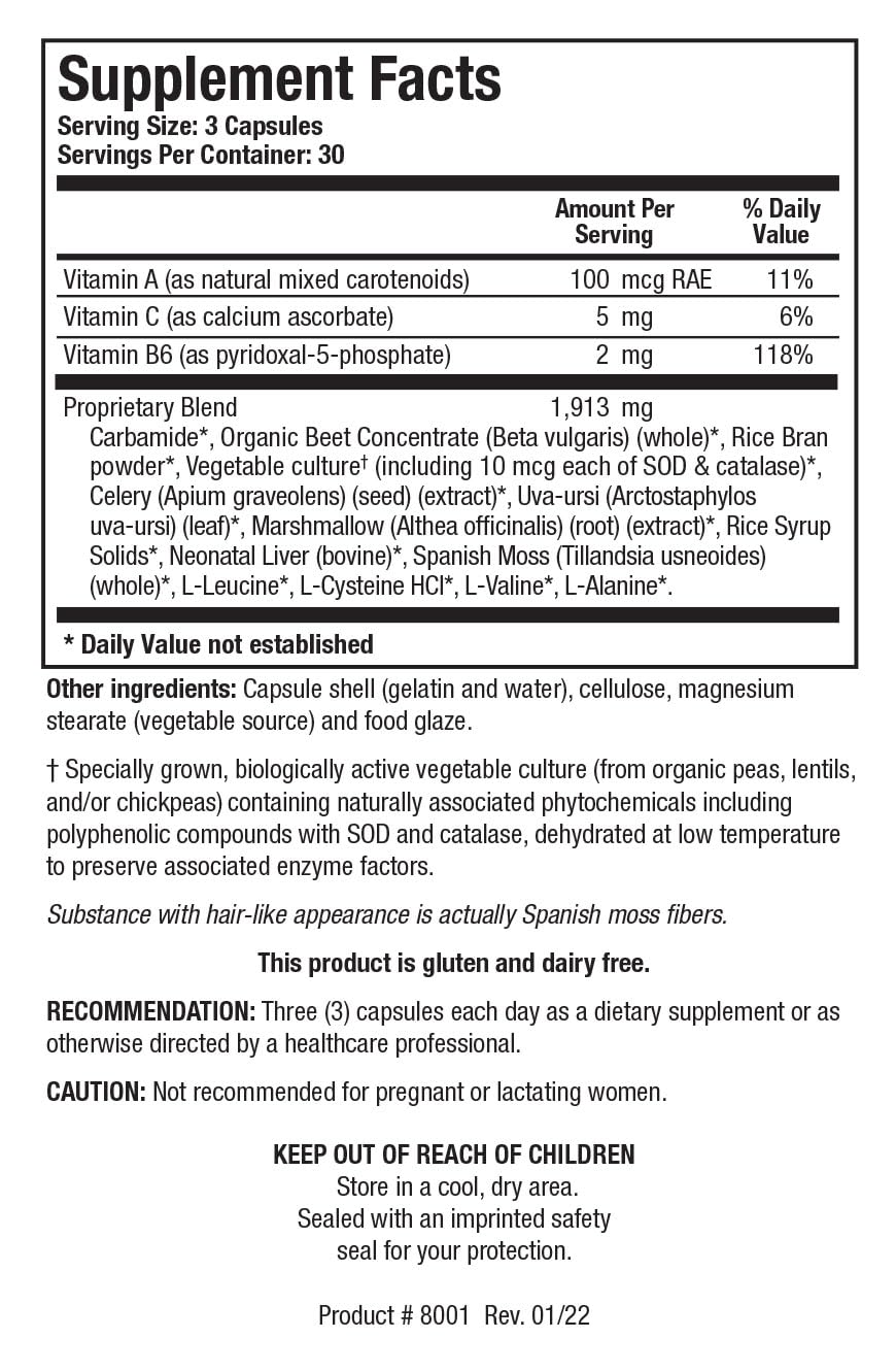 BIOTICS RESEARCH Carbamide Plus Kidney & Bladder Support - 90 Capsules - image 2