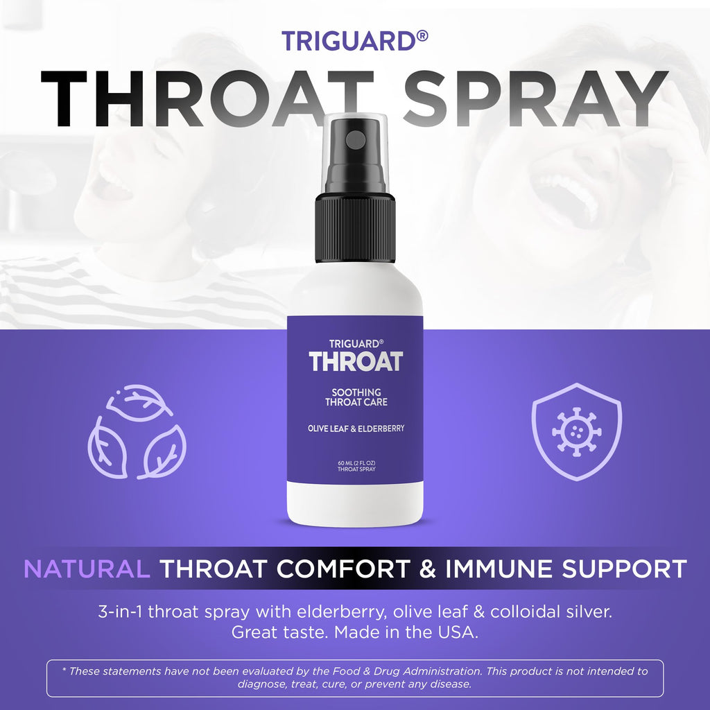 Oxygen Nutrition TriGuard Throat Spray with Elderberry - 2 oz - image 3