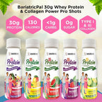 BariatricPal 30g Whey Protein & Collagen Power Pro Shots Watermelon - 12 Bottles - image 5