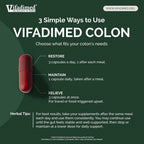 VIFADIMED Colon Digestive Support - 45 Capsules - image 8