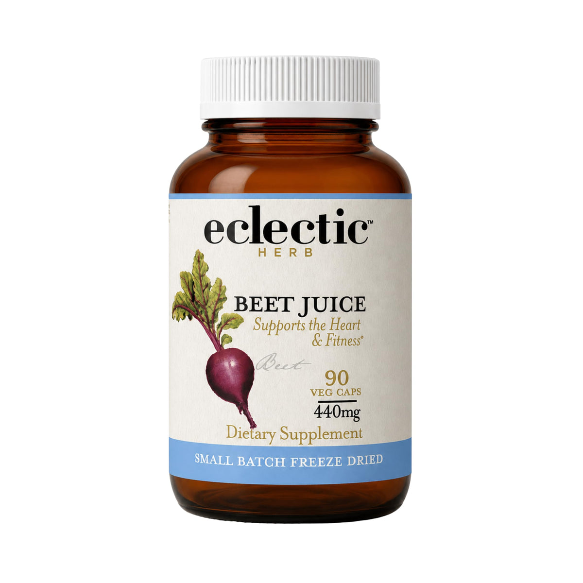 Eclectic Herb Organic Beet Juice Capsules for Energy - 90 Capsules