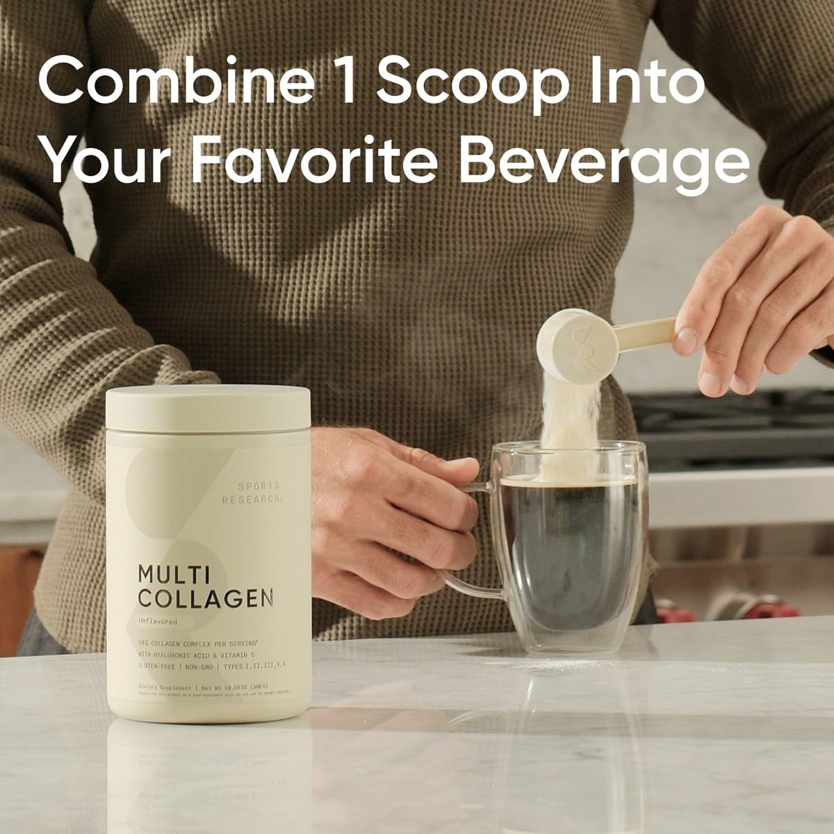 Sports Research® Multi Collagen Protein Powder