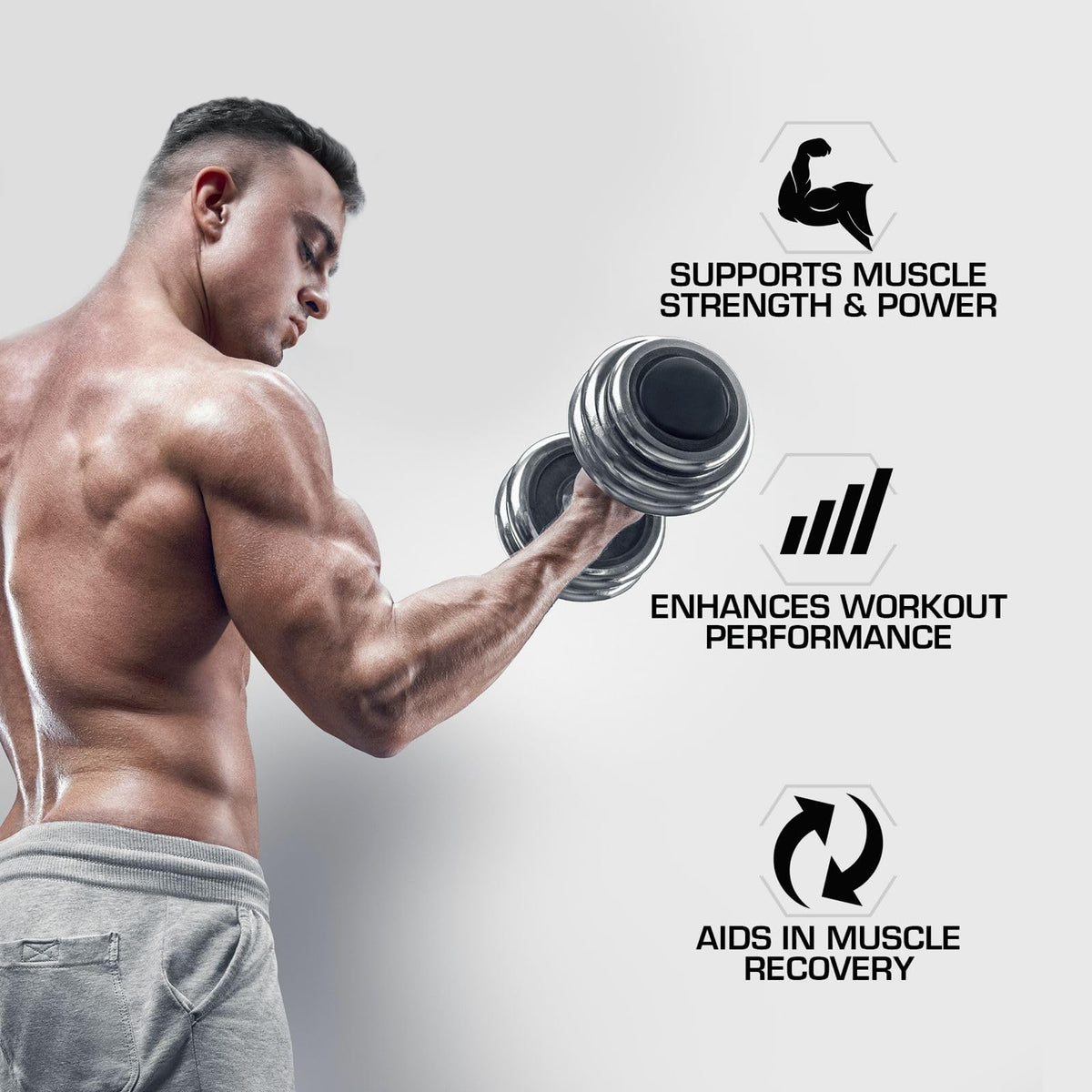 MRI Creatine Monohydrate Powder 5g Muscle & Strength - 300g - image 3
