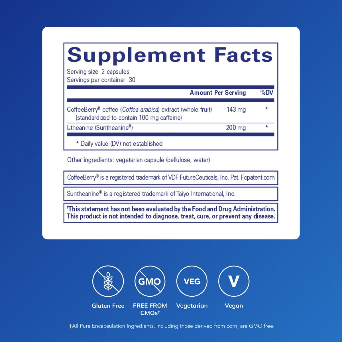 Pure Encapsulations CaffPhenol Energy Support - 60 Capsules - image 2