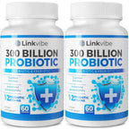 Linkvibe Probiotic 300 Billion CFU - Probiotic for Women and Men