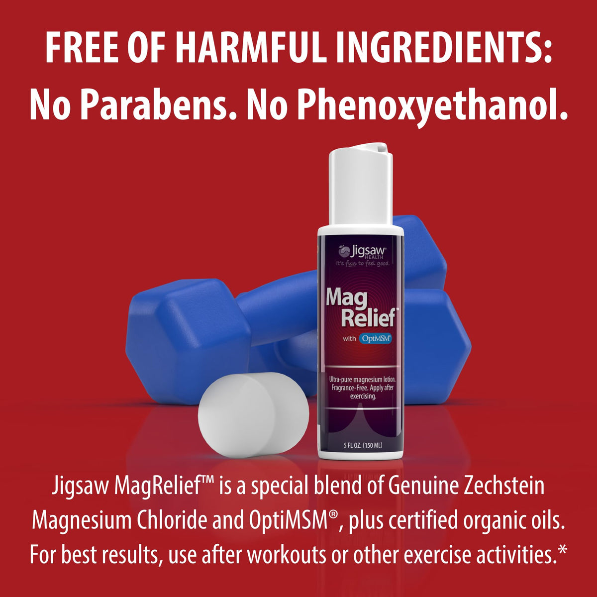 Jigsaw Health MagRelief Magnesium Lotion - 5 Ounces - image 4