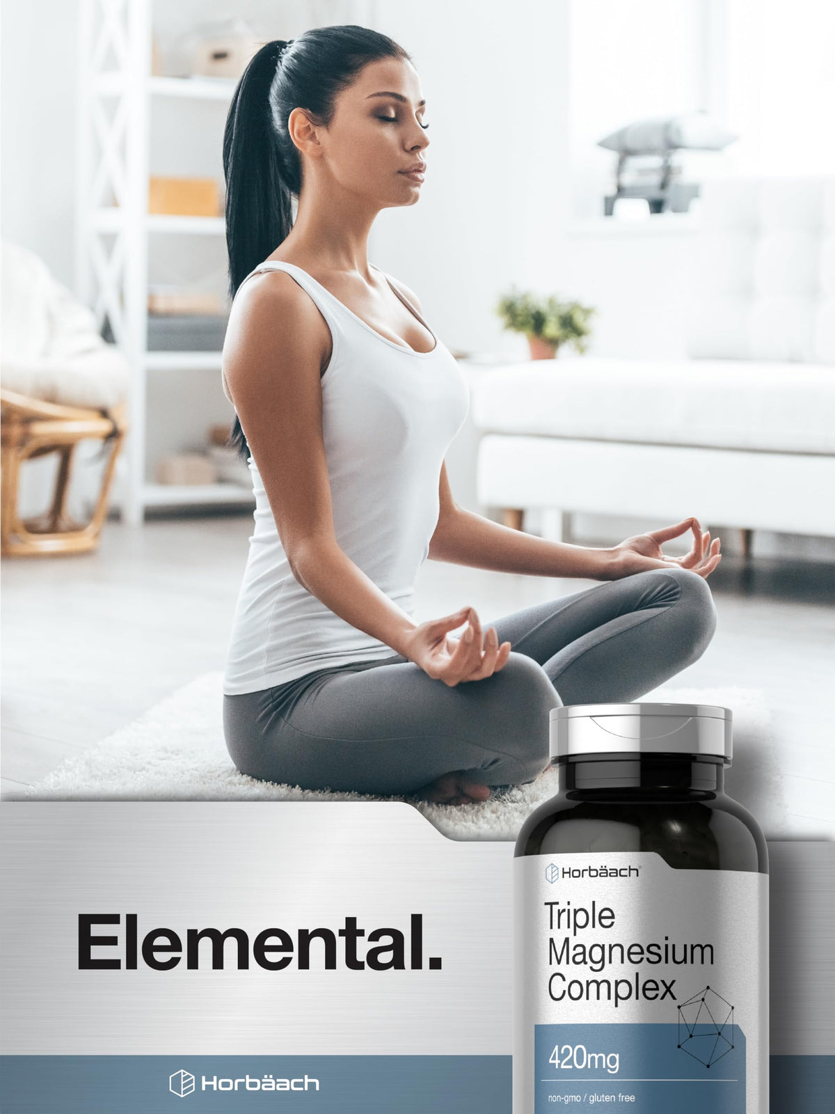 Horbäach Magnesium Complex 420 mg - 250 Capsules - image 6