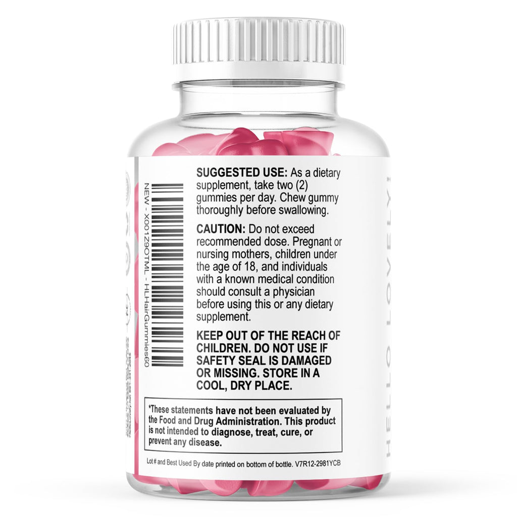 Hello Lovely! Hair Vitamin Gummy - Advanced Hair