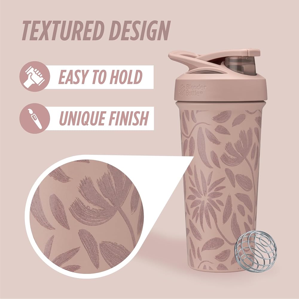 BlenderBottle Sport Flip Stainless Steel Shaker Bottle