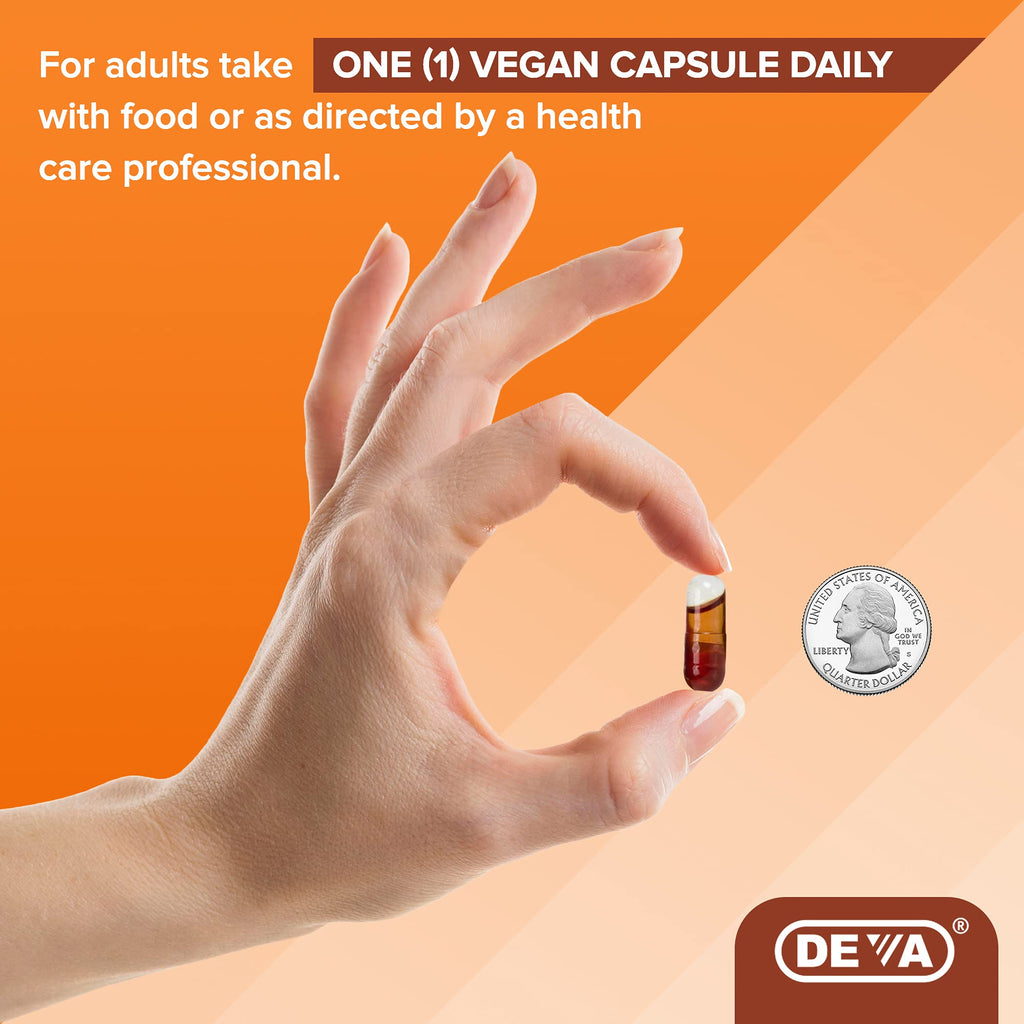 DEVA Nutrition Vegan Pumpkin Seed Oil 500 mg - 90 Capsules - image 5