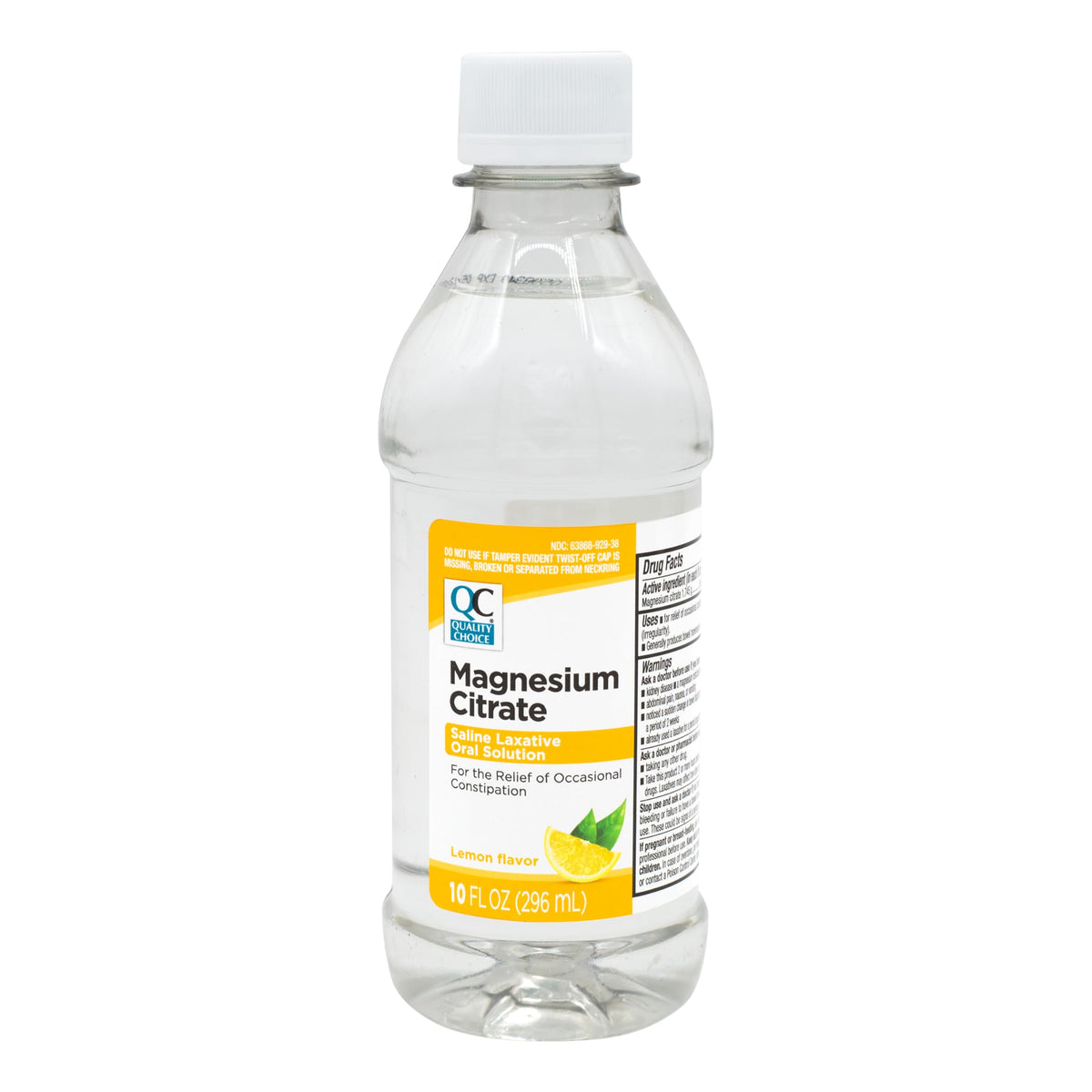 Quality Choice Magnesium Citrate Oral Solution Lemon - 10 Fl Oz
