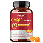 ZEBORA CoQ10 200mg Gummies, Orange Flavor - 90 Gummies