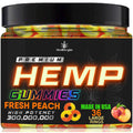 Healthergize Hemp Gummies Sleep Peach Ring - 36 Count