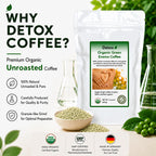 Detox Organic Green Enema Coffee - 1 Pound - image 3